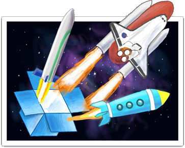 Dropbox Space Race